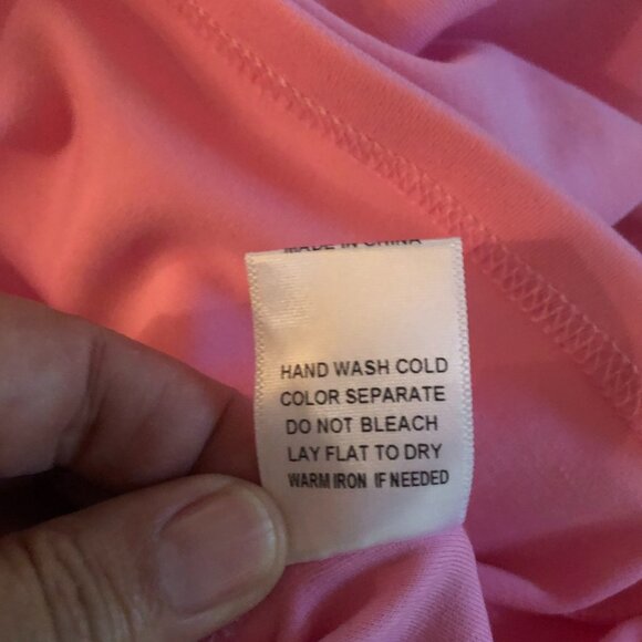 Le Lis Pink Cropped Half Zip Mock Neck Long Sleeve Top | Size Small - Picture 7 of 9